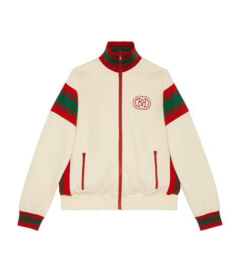 gucci track jacket|gucci bomber track jacket.